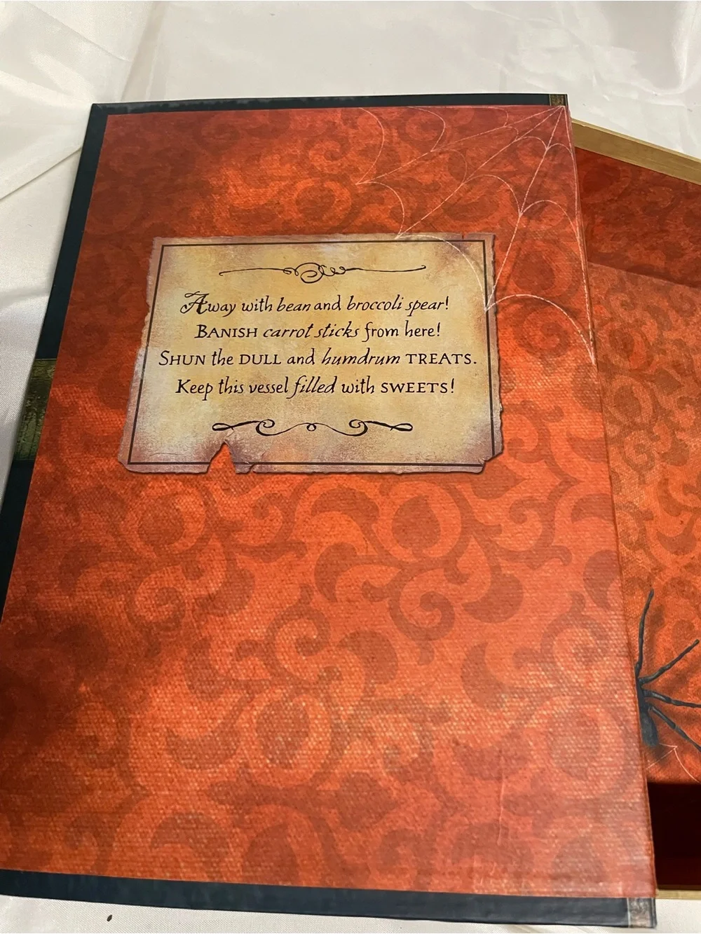 Spells, Potions and Creepy Concoctions Hardcover Book its Empty Inside & Talks